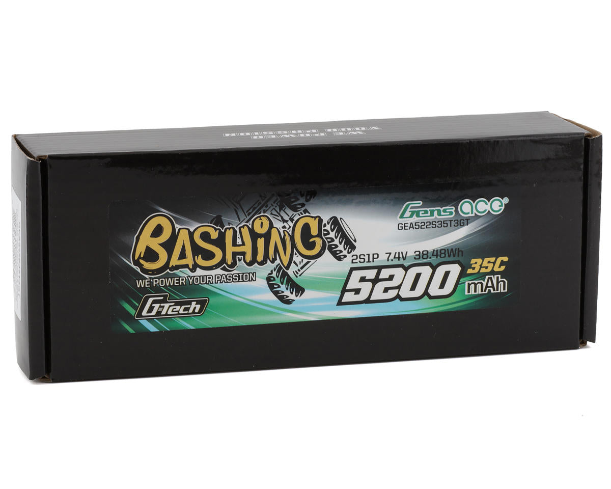 Gens Ace - 2S G-Tech Smart "Bashing" LiPo Battery 35C (7.4V/5200mAh) w/Universal Connector