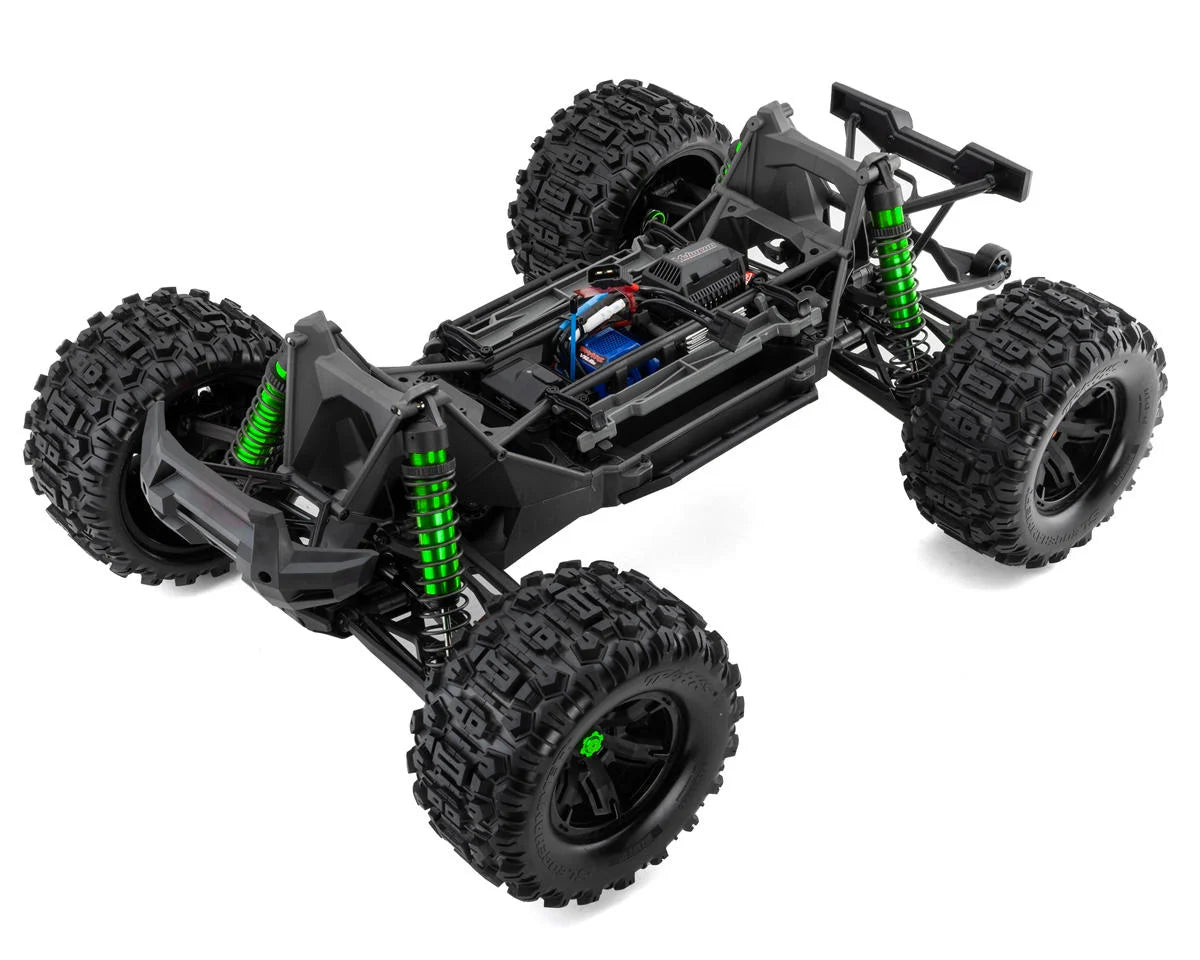 Traxxas - X-Maxx 8S 1/6 4WD Brushless RTR Monster Truck w/2.4GHz TQi Radio, TSM & Belted Tires, Verde