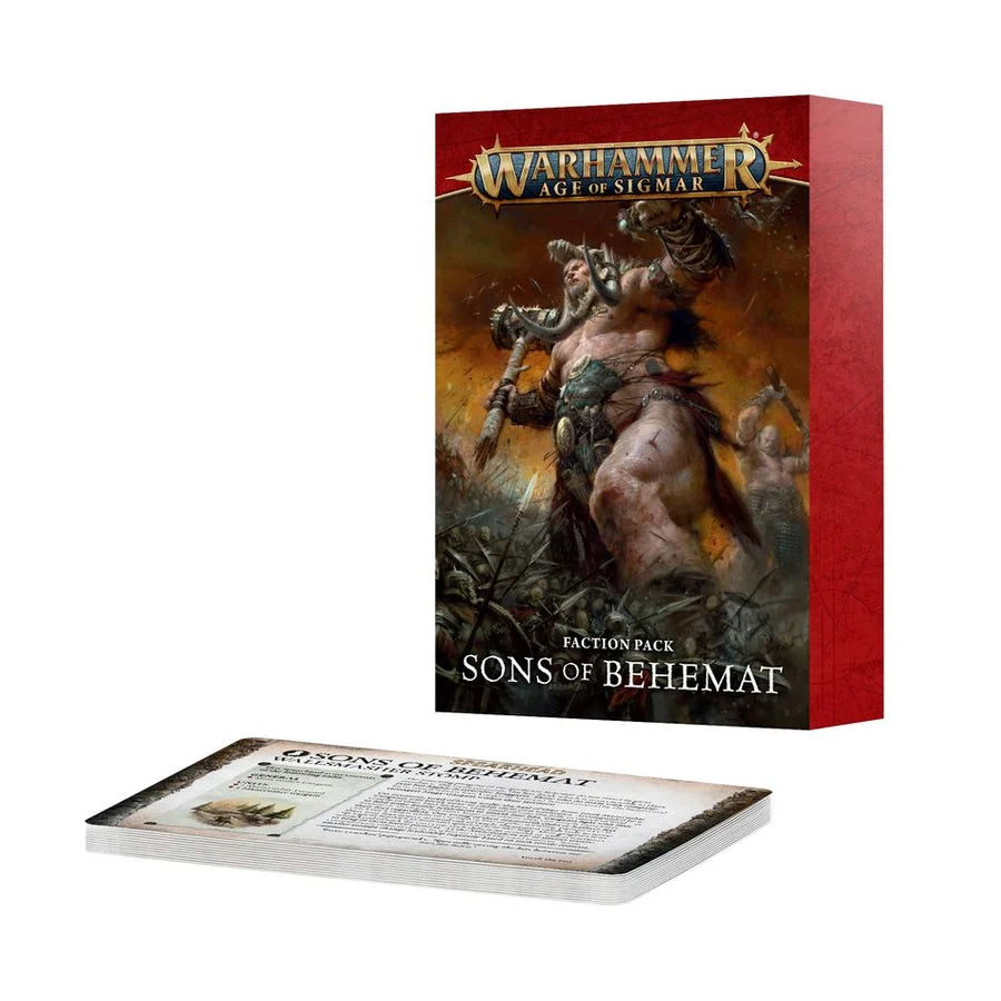 Games Workshop - Faction pack: Sons of Behemat 2024 (Inglés)