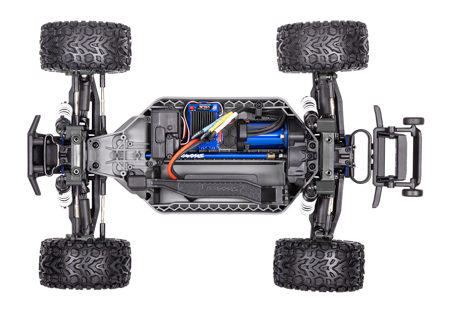 Traxxas - Rustler 4x4 VXL Brushless RTR 1/10 4WD Stadium Truck w/TQi 2.4GHz Radio & TSM, Naranja