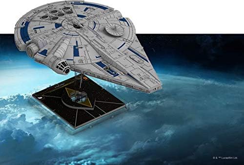 Asmodee - X-Wing: Lando's Millenium Falcon Expansión, Negro