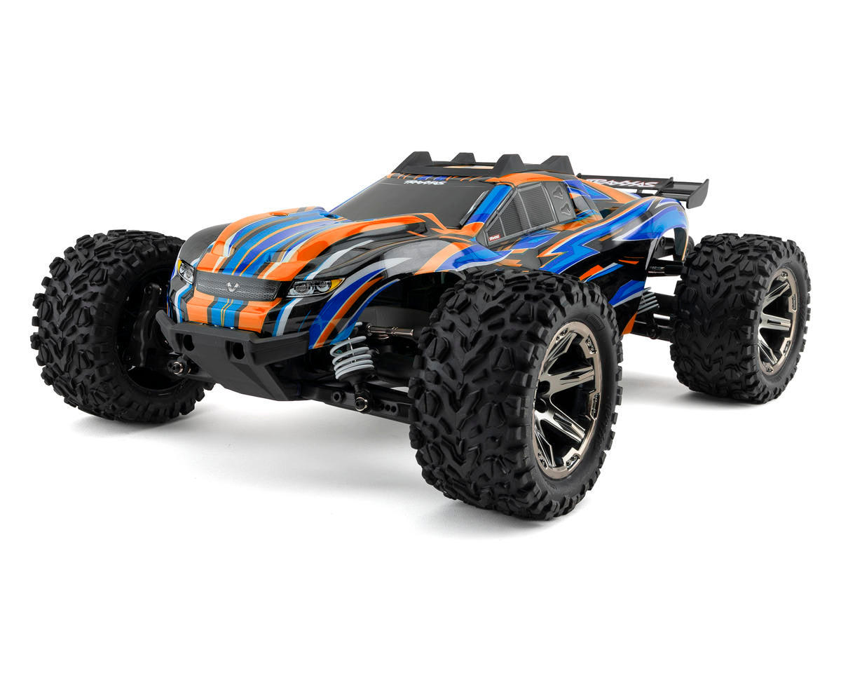 Traxxas - Rustler 4x4 VXL Brushless RTR 1/10 4WD Stadium Truck w/TQi 2.4GHz Radio & TSM, Naranja