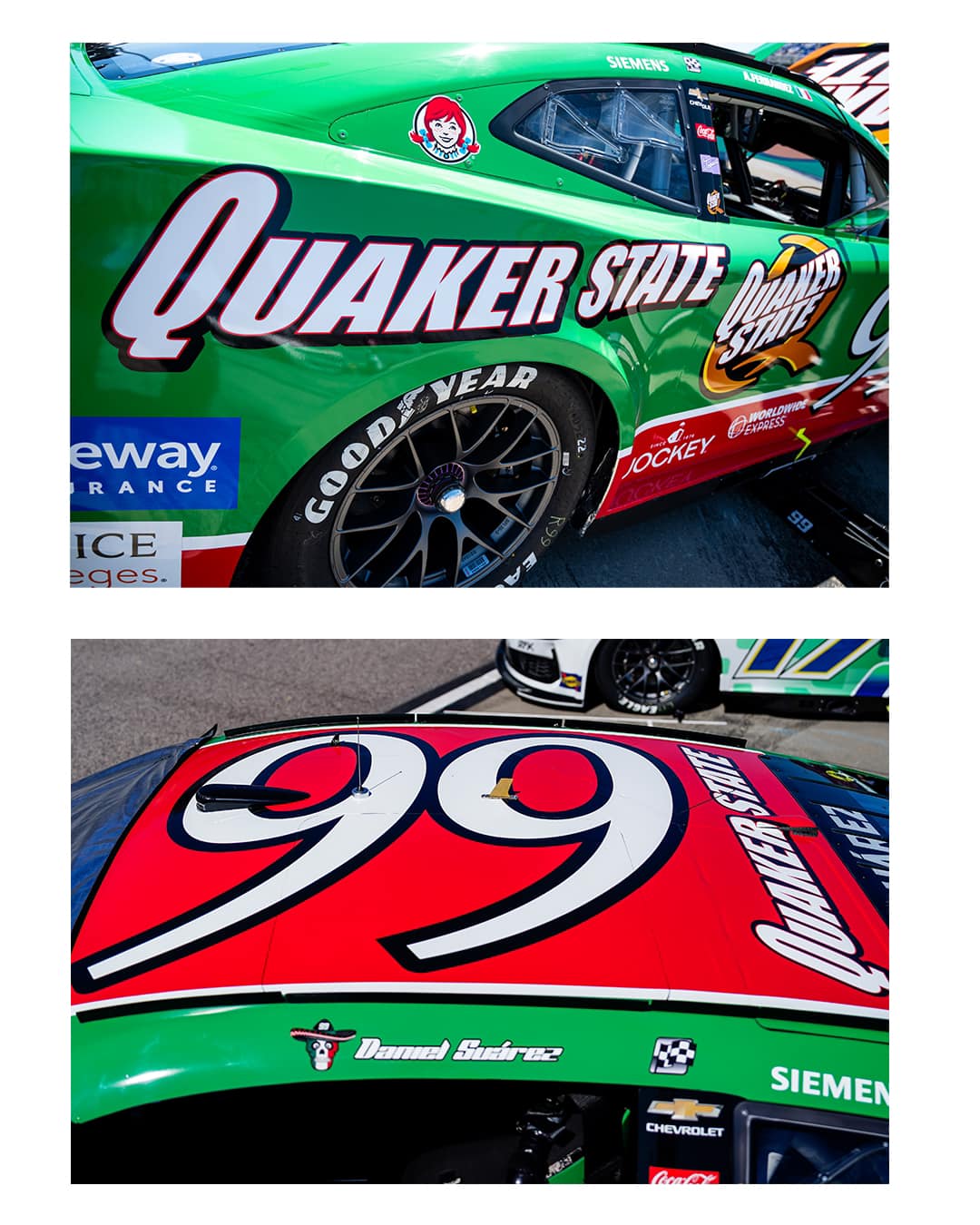 ** PRE VENTA ** Lionel Racing - DANIEL SUAREZ 2024 QUAKER STATE THROWBACK 1:64 ARC DIECAST