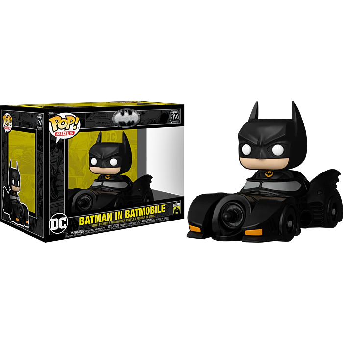 FUNKO POP Rides Deluxe: DC Batman 85 Aniversario - Batman con Batimovil, #522