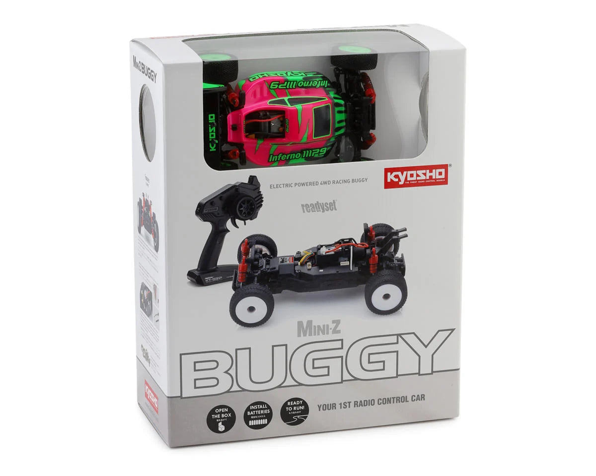 Kyosho - MINI-Z MINI-Z Buggy Readyset INFERNO MP9 TKI Pink / Green