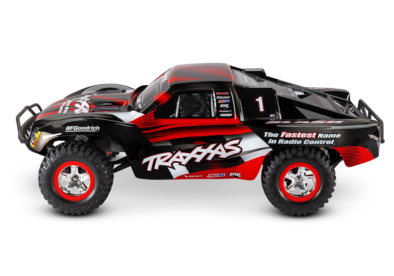 Traxxas - Slash 1/10-Scale 2WD Short Course Racing Truck with TQ™ 2.4GHz radio system, Roja