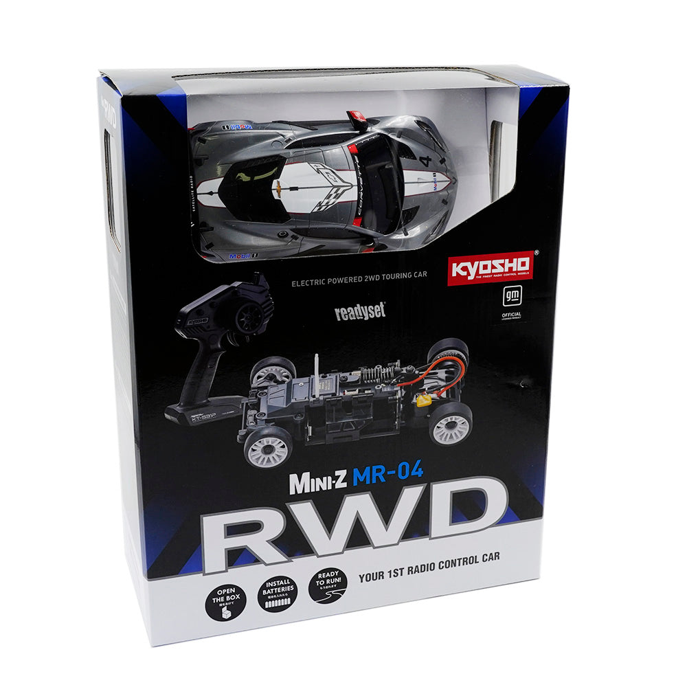 Kyosho - MR-04 ReadySet CHEVROLET® CORVETTE® C8.R Gunmetal