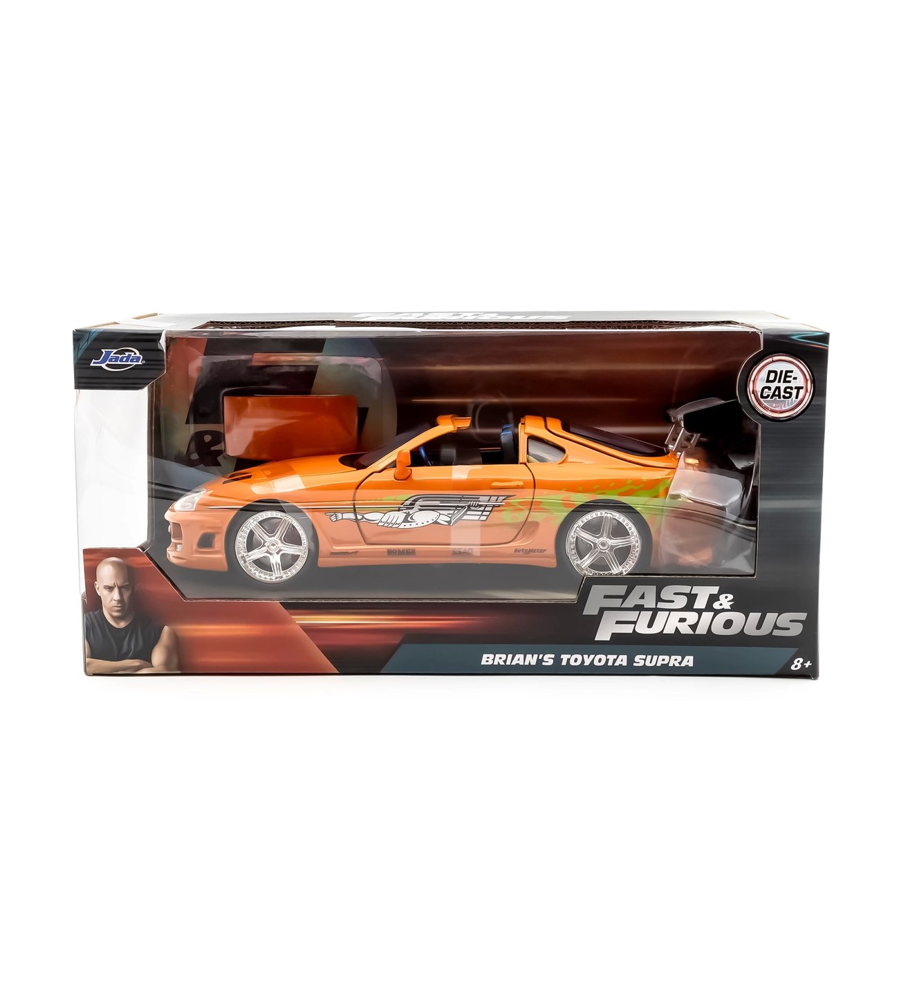 Jada Toys - Fast & Furious Brian's Toyota Supra, escala 1:24