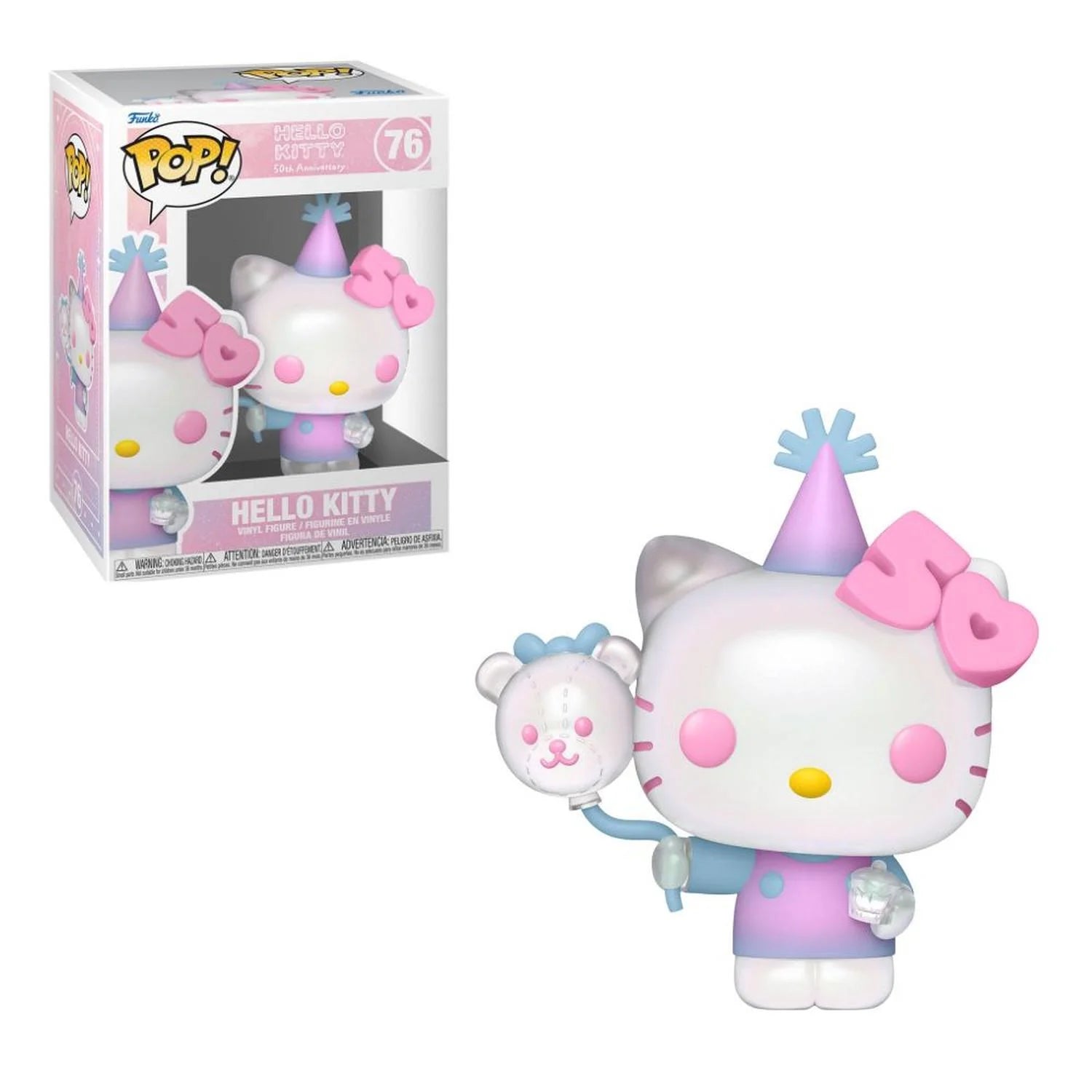 Funko Pop Sanrio: Hello Kitty 50 Aniversario - Hello Kitty Con Globos, #76