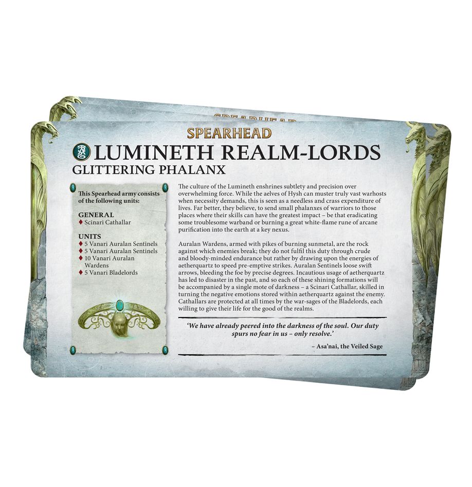 Games Workshop - Faction pack: Lumineth Realm-lords (Inglés)