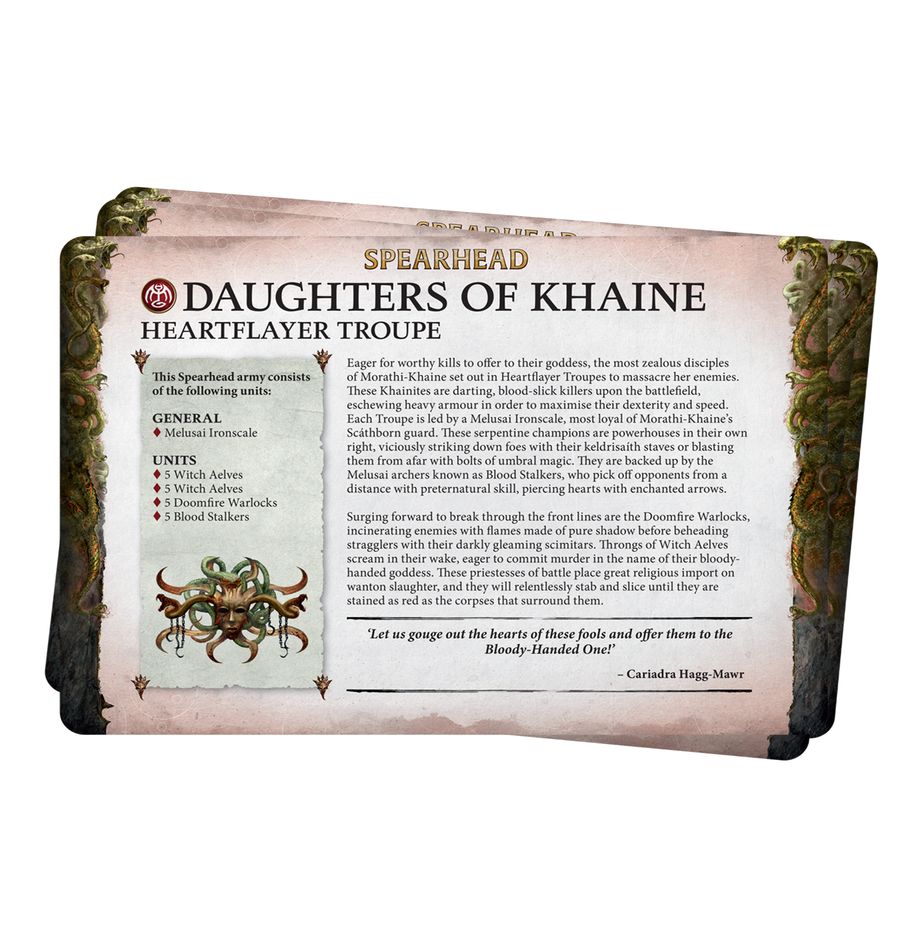 Games Workshop - Faction Pack: Daughters Of Khaine (Inglés)