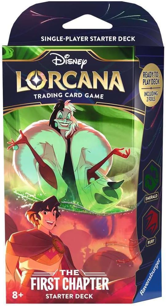 Ravensburger - Disney Lorcana: First Chapter - Starter Deck (Emerald & Ruby)