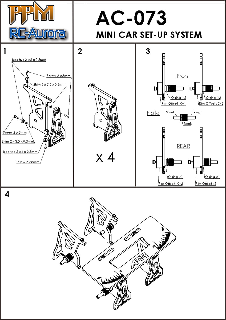 ARR - Set-up System (For Mini Cars - Version 2)