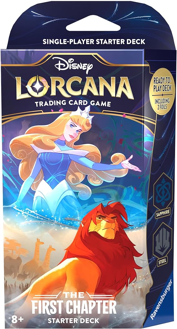 Ravensburger - Disney Lorcana: First Chapter - Starter Deck (Sapphire & Steel)