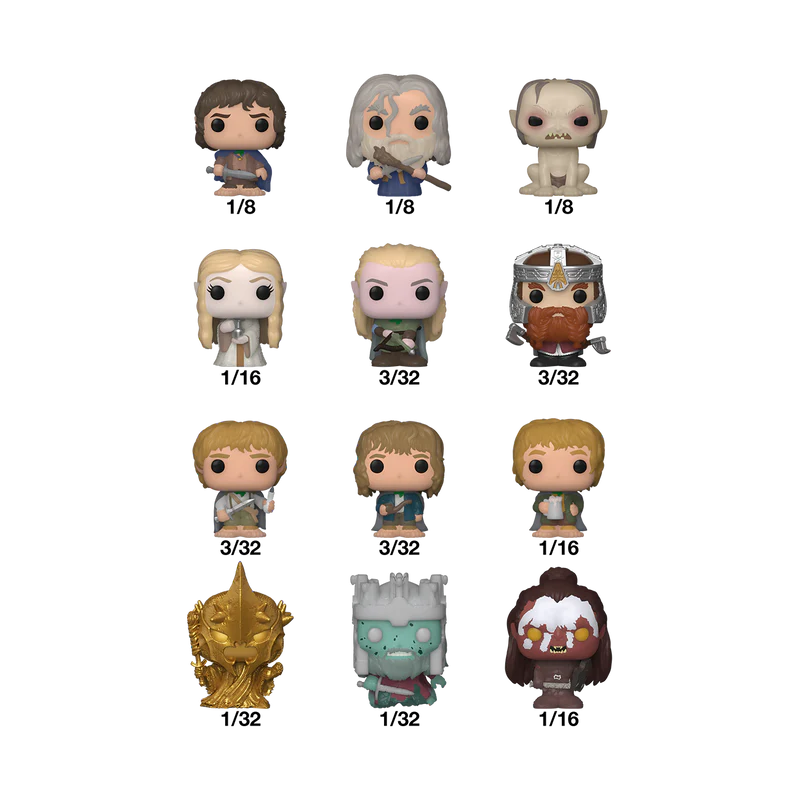 Funko Bitty Pop: The Lord of the Rings - Minifigura Sorpresa (pieza)