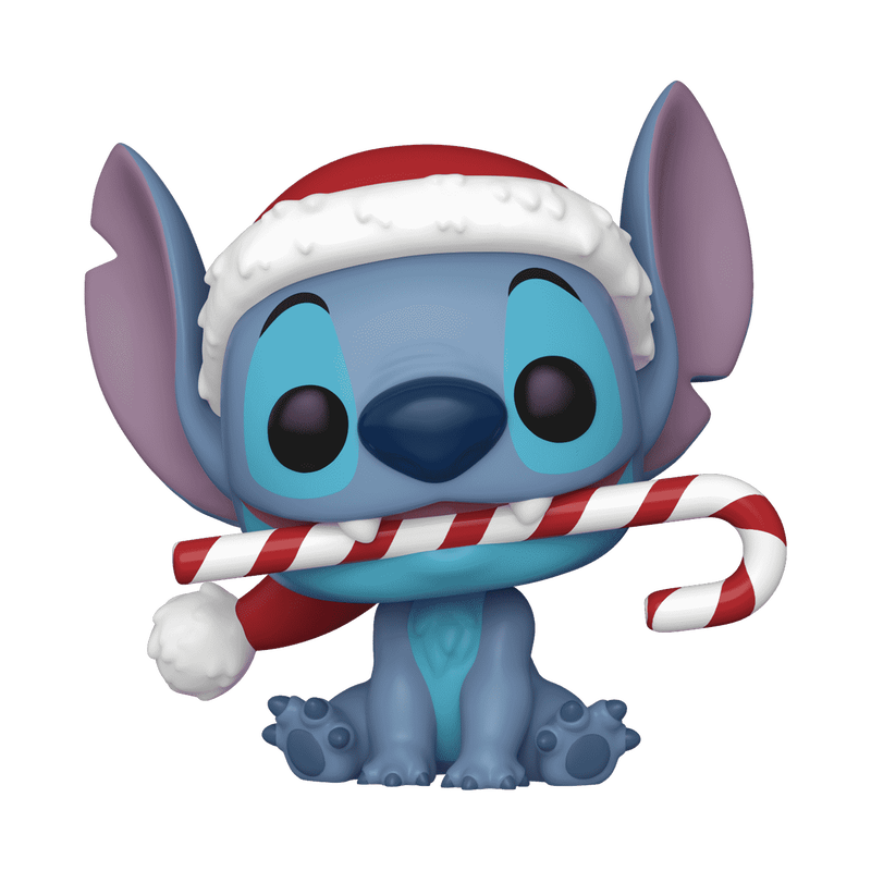 Funko Pop Disney: Lilo y Stitch Holiday - Stitch Con Baston De Caramelo, #1502