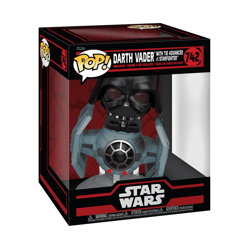 Funko Pop Rides Deluxe: Star Wars The Dark Side - Tie Fighter Avanzado Con Vader, #742