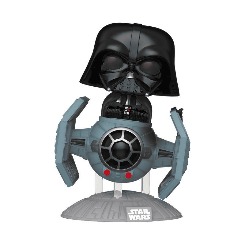 Funko Pop Rides Deluxe: Star Wars The Dark Side - Tie Fighter Avanzado Con Vader, #742