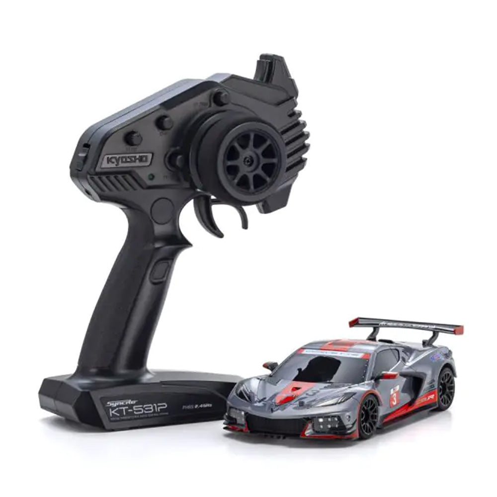 Kyosho - MR-04 readyset CHEVROLET® CORVETTE® C8.R Gunmetal / Red