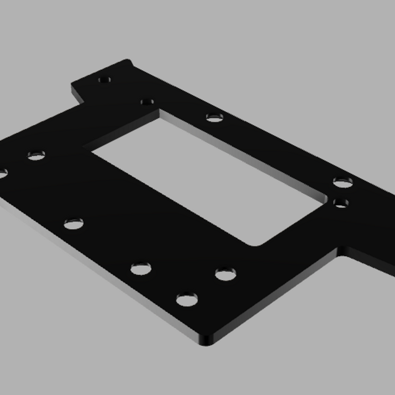 MWX - Formula R1 Aluminium Pod Plate (RF-PD-004A)