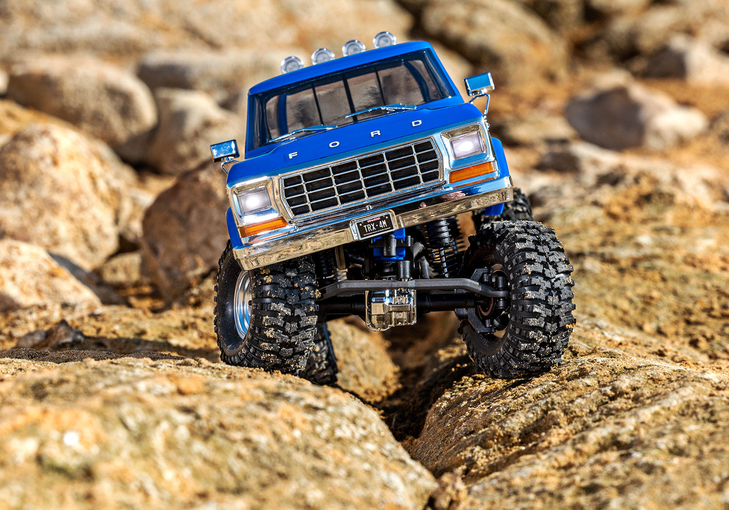 Traxxas - 1/18 Trx-4M Ford F-150 High Trail Edition, Azul