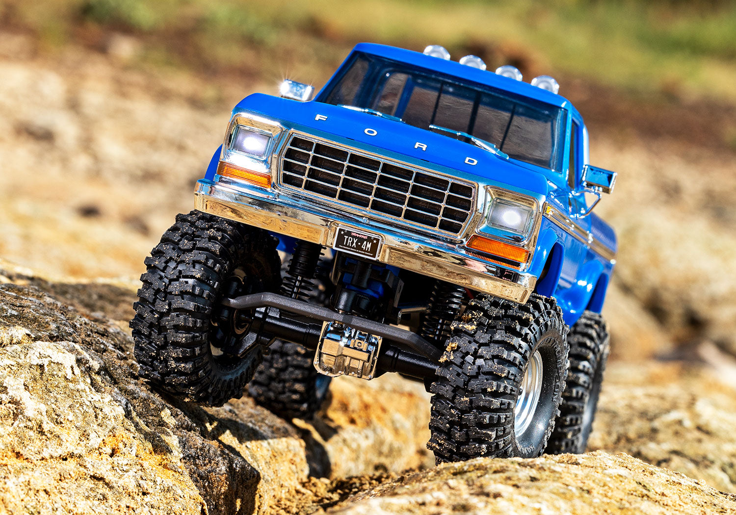 Traxxas - 1/18 Trx-4M Ford F-150 High Trail Edition, Azul