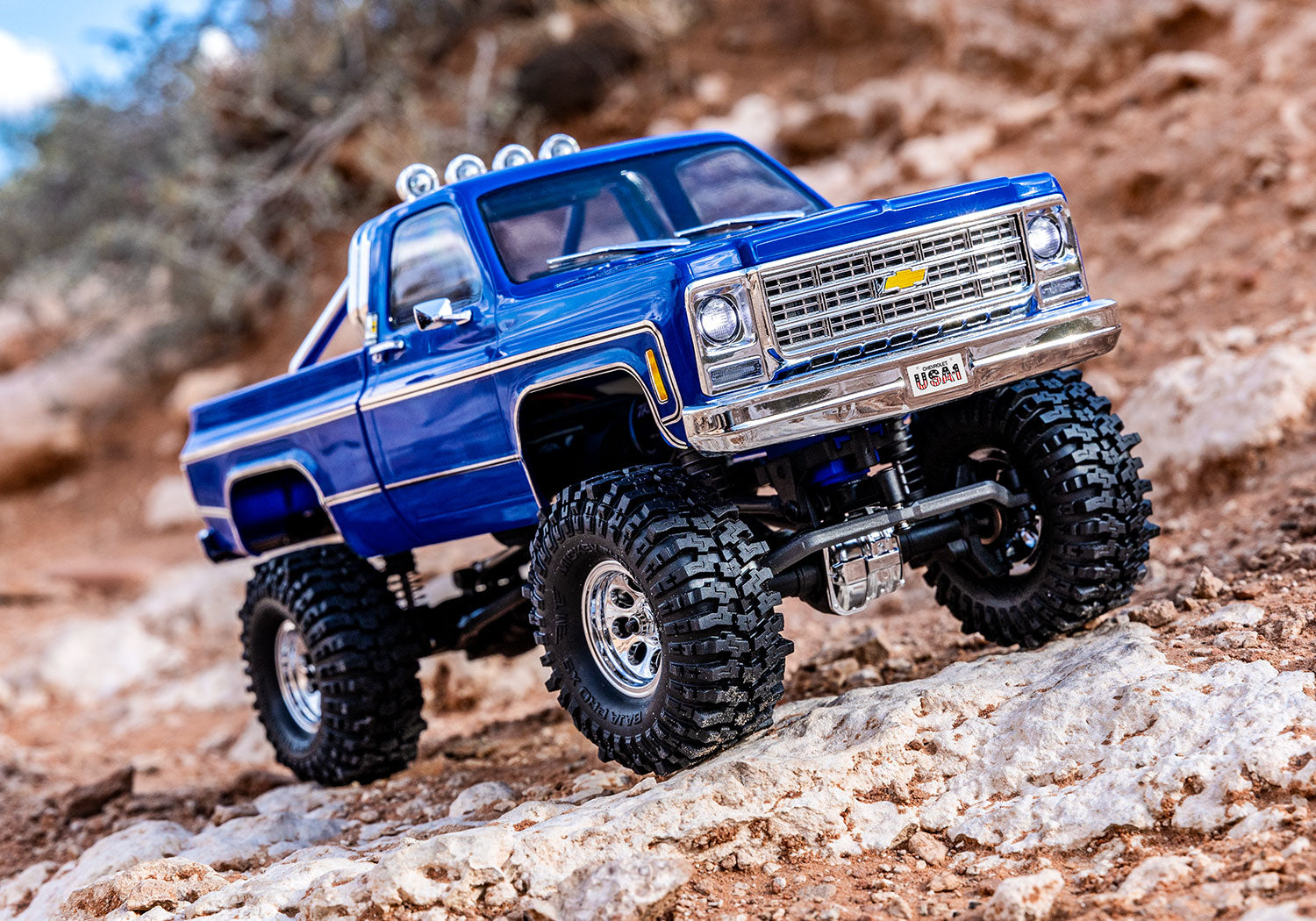 Traxxas - 1/18 Trx-4M Chevrolet K10 High Trail, Azul