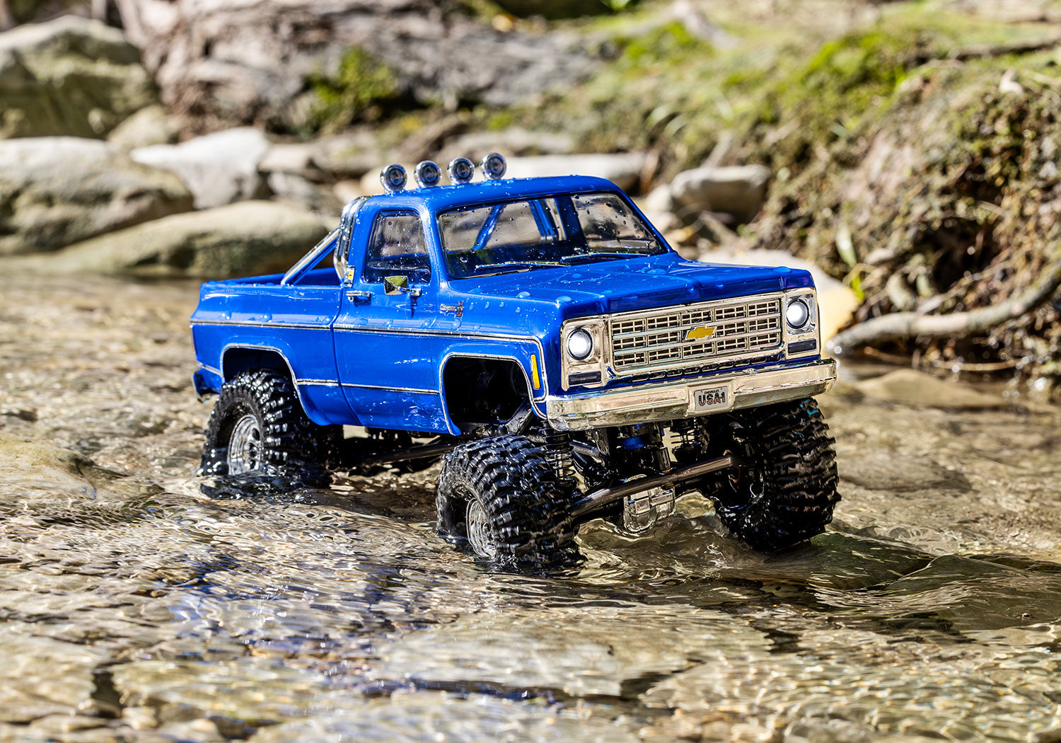 Traxxas - 1/18 Trx-4M Chevrolet K10 High Trail, Azul