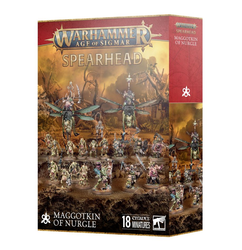 Games Workshop - Age of Sigmar: Spearhead Maggotkin of Nurgle (Inglés)