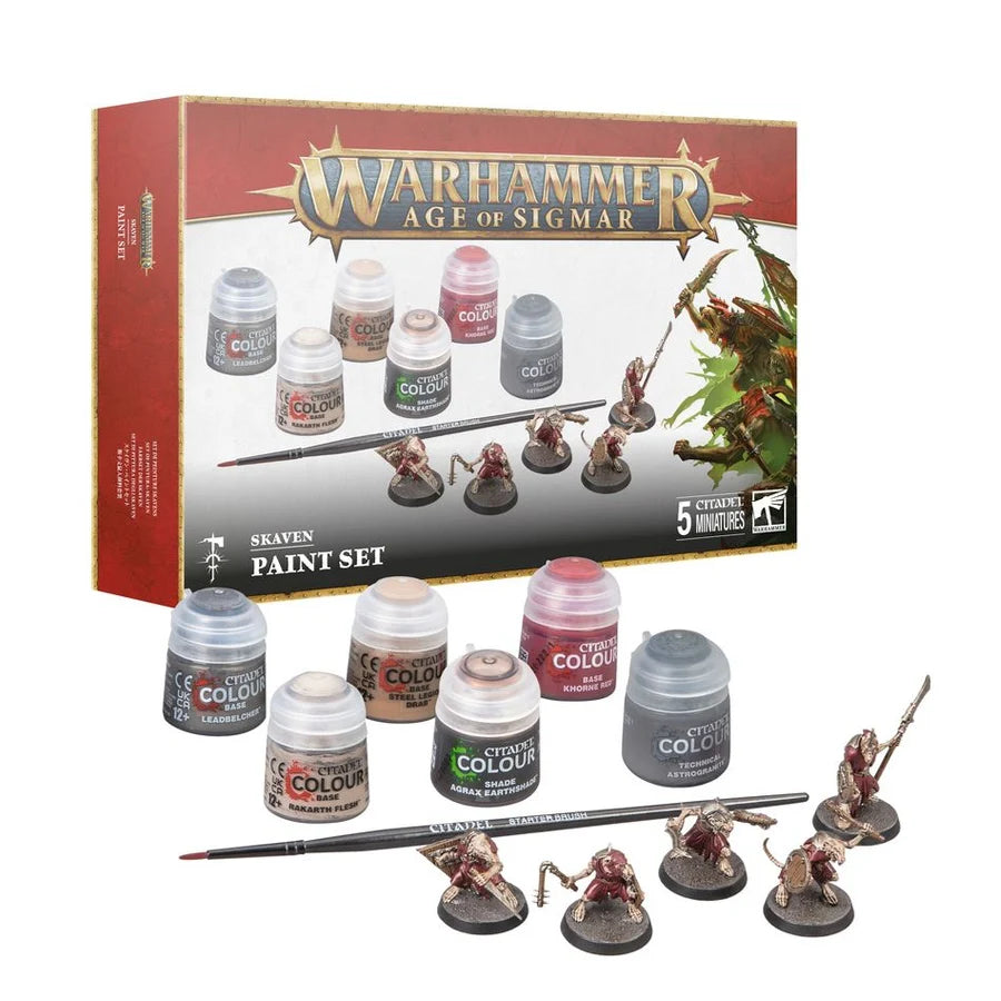 Games Workshop - Age Of Sigmar: Skaven + Paints Set (ENG/SPA/PORT/LAT)