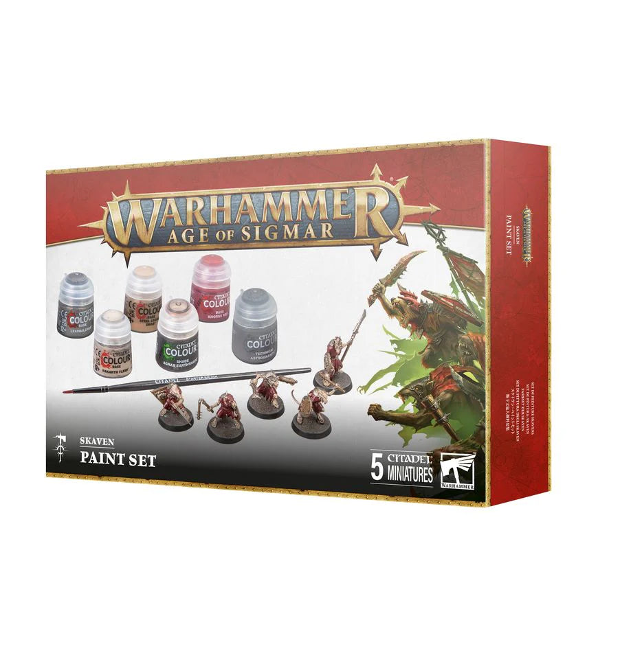 Games Workshop - Age Of Sigmar: Skaven + Paints Set (ENG/SPA/PORT/LAT)