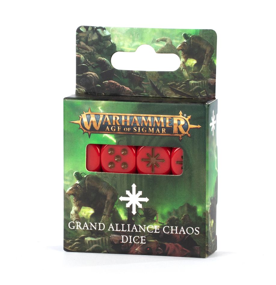 Games Workshop - Warhammer Age Of Sigmar: Grand Alliance Chaos Dice Set