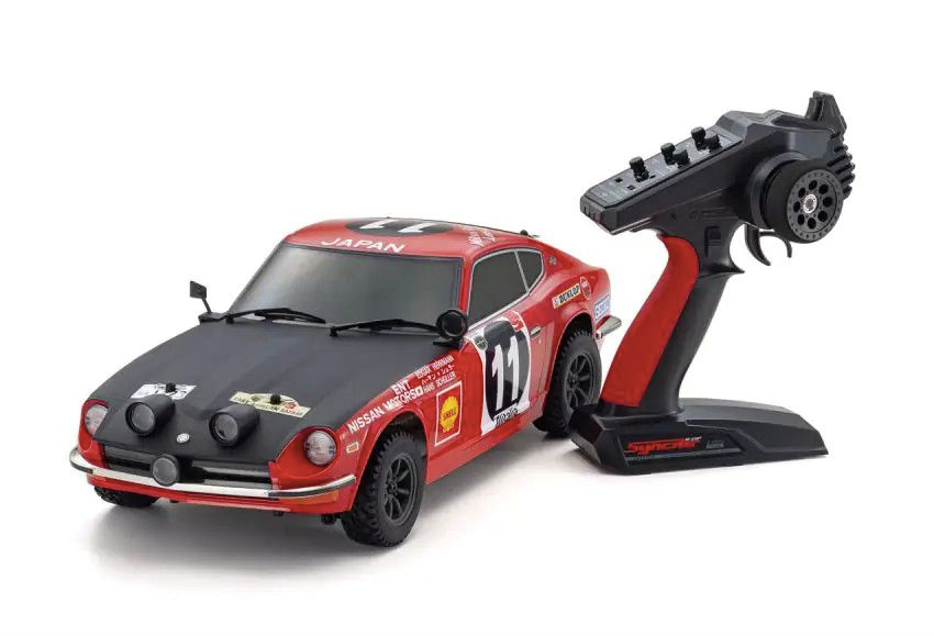 Kyosho - 1:10 Scale Radio Controlled Electric Powered 4WD FAZER Mk2 FZ02-R Series readyset 1971 DATSUN 240Z RALLY