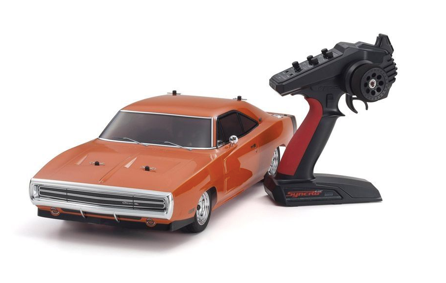 Kyosho - 1/10 Scale Radio Controlled Electric Powered 4WD FAZER Mk2 FZ02L Series Readyset Dodge Charger 1970 Hemi Orange