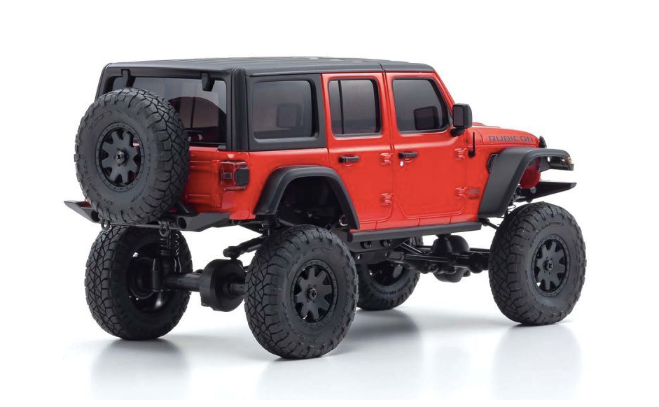 Kyosho - MINI-Z 4X4 Series Ready Set JeepⓇ WRANGLER UNLIMITED Rubicon Firecracker Red