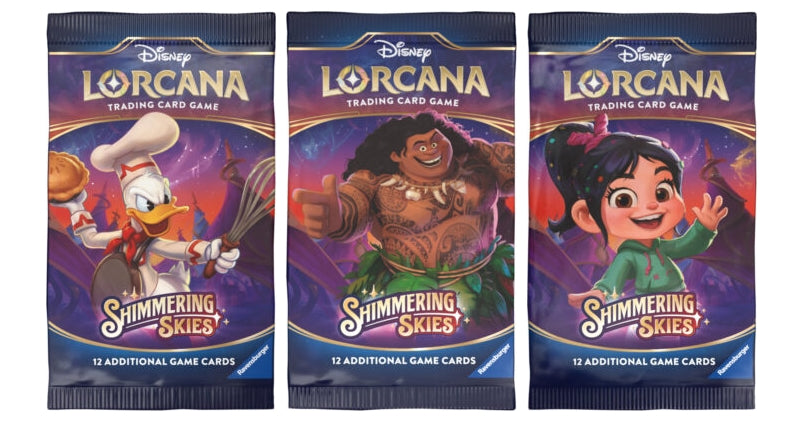 Ravensburger - Disney Lorcana: Shimmering Skies - Sobre con 12 cartas