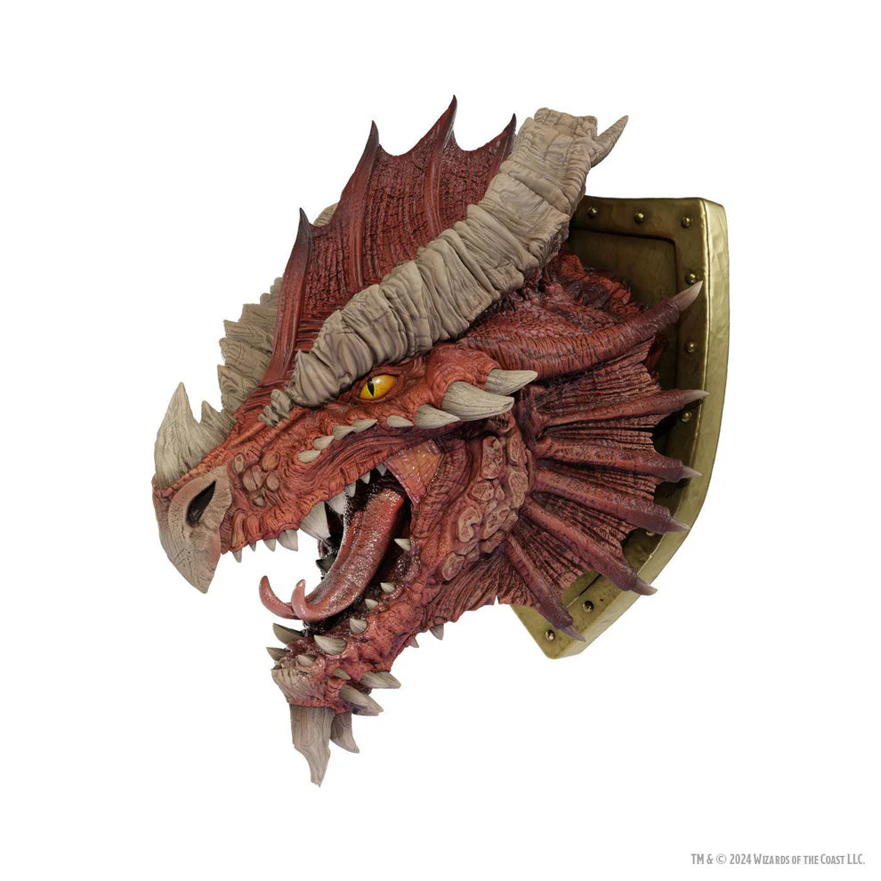 D&D Replicas of the Realms - Ancient Red Dragon Trophy Plaque, Limited Edition 50th Anniversary