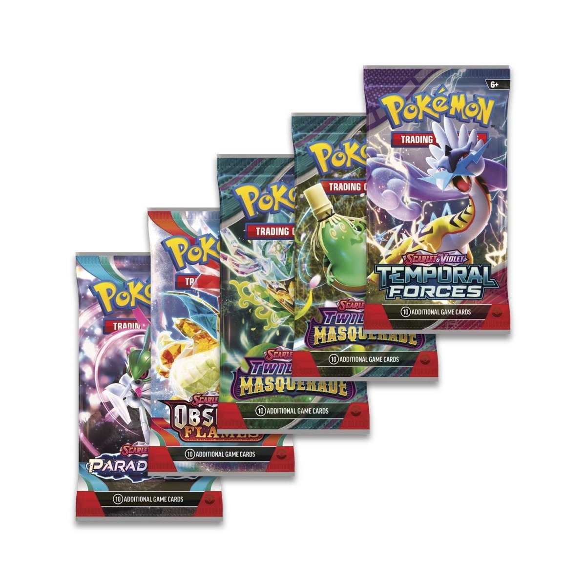 Pokémon TCG: Paradox Destinies Tin Case - Gouging Fire EX (Inglés)