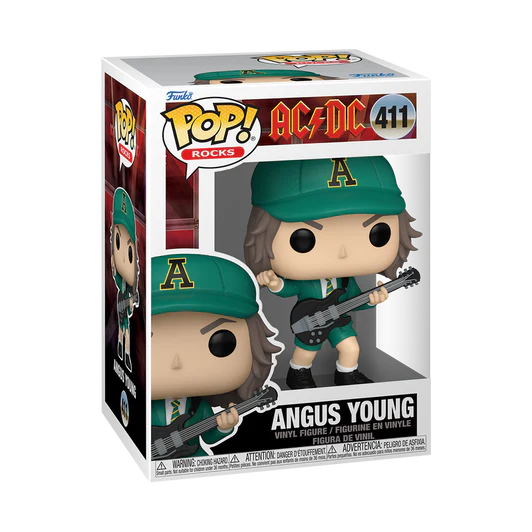 Funko Pop Rocks: AC DC - Angus Young Traje Verde, #411