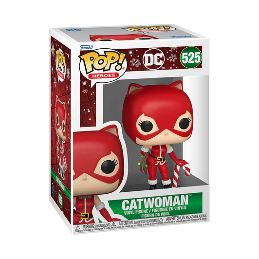 Funko Pop Heroes: DC Comics Holiday 2024 - Catwoman Con Baston, #525