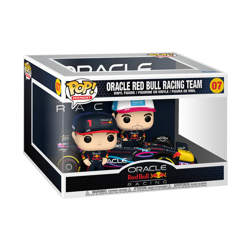 Funko Pop Moment: Oracle Red Bull Racing - Verstappen y Perez, #07