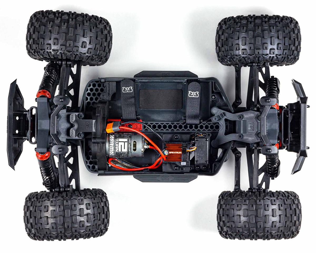 Arrma - 1/10 GRANITE BOOST 2WD RTR Brushed Monster Truck (Battery & Charger Included), Blue / Black