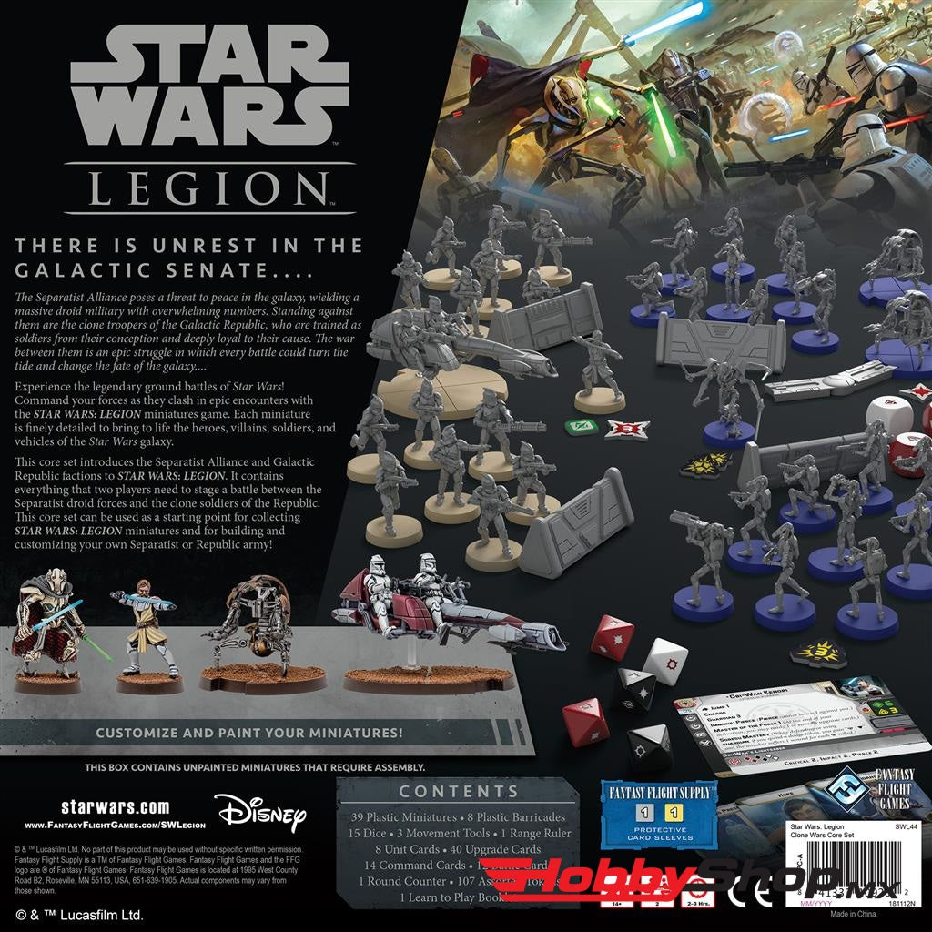 Asmodee - Star Wars: Legion Clone Wars Core Set En Existencia