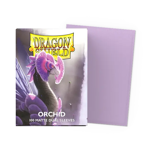 Arcane Tinmen - Dragon Shield - Orchid - Matte Dual Sleeves - Standard Size