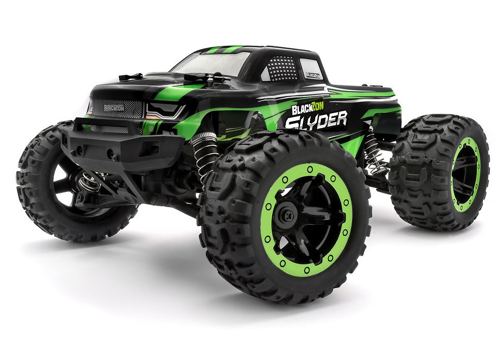 BlackZon - Slyder MT 1/16th RTR 4WD Electric Monster Truck - RTR - Green