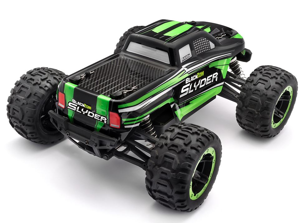 BlackZon - Slyder MT 1/16th RTR 4WD Electric Monster Truck - RTR - Green