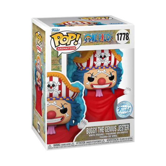 Funko Pop Animation: One Piece - Buggy Post Salto Temporal Exclusivo, #1778