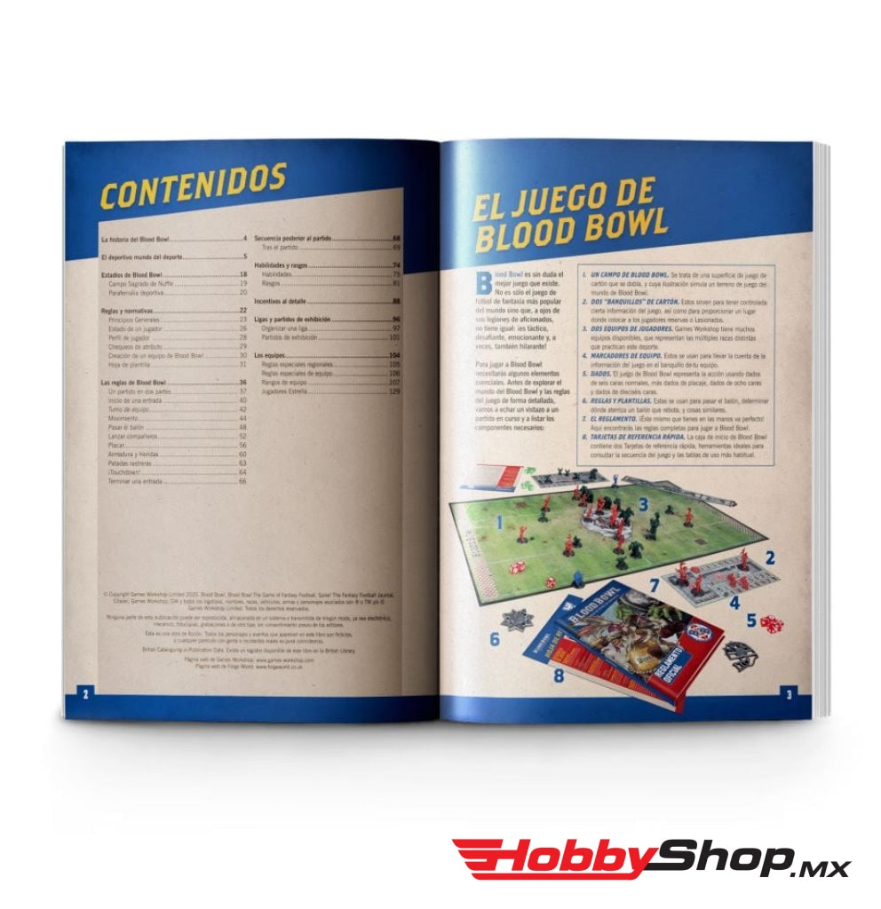 Games Workshop - Blood Bowl: Las Reglas Oficiales (Español) En Existencia