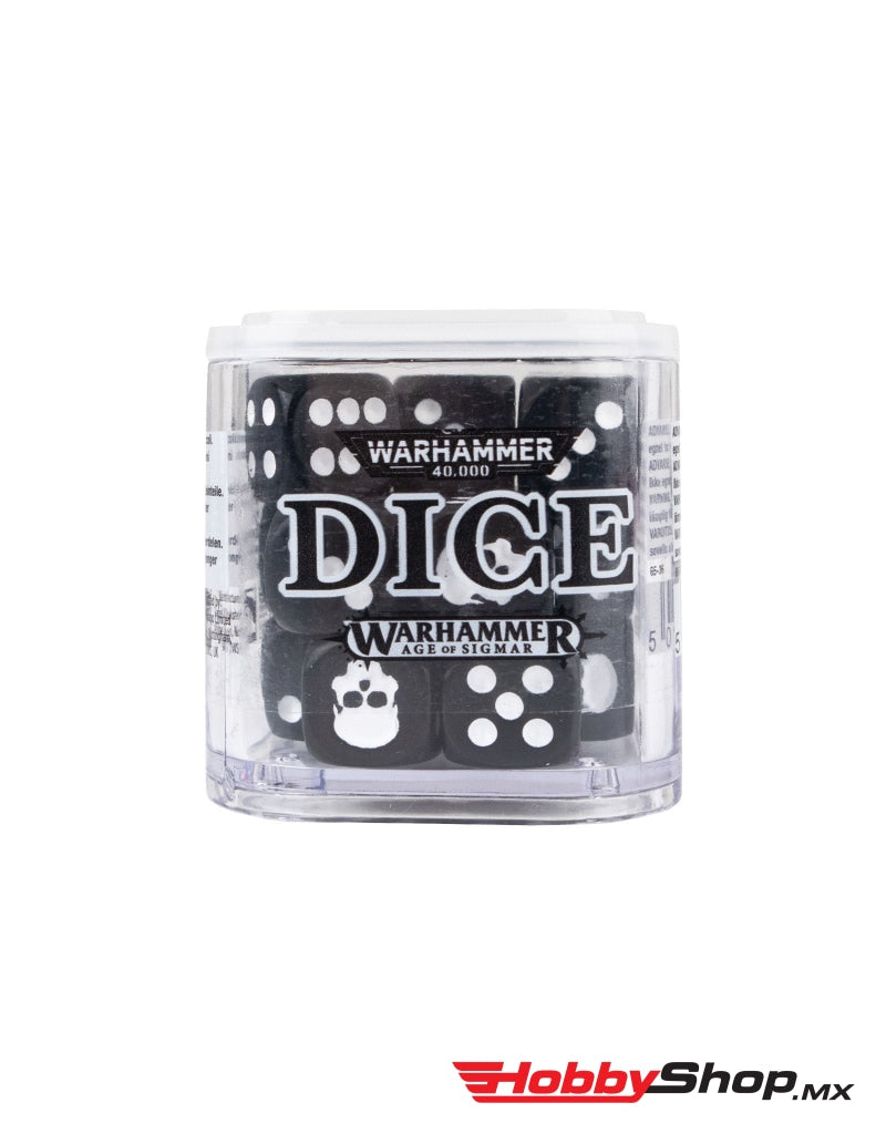 Games Workshop - Citadel 12Mm Dice Set 20 Black En Existencia