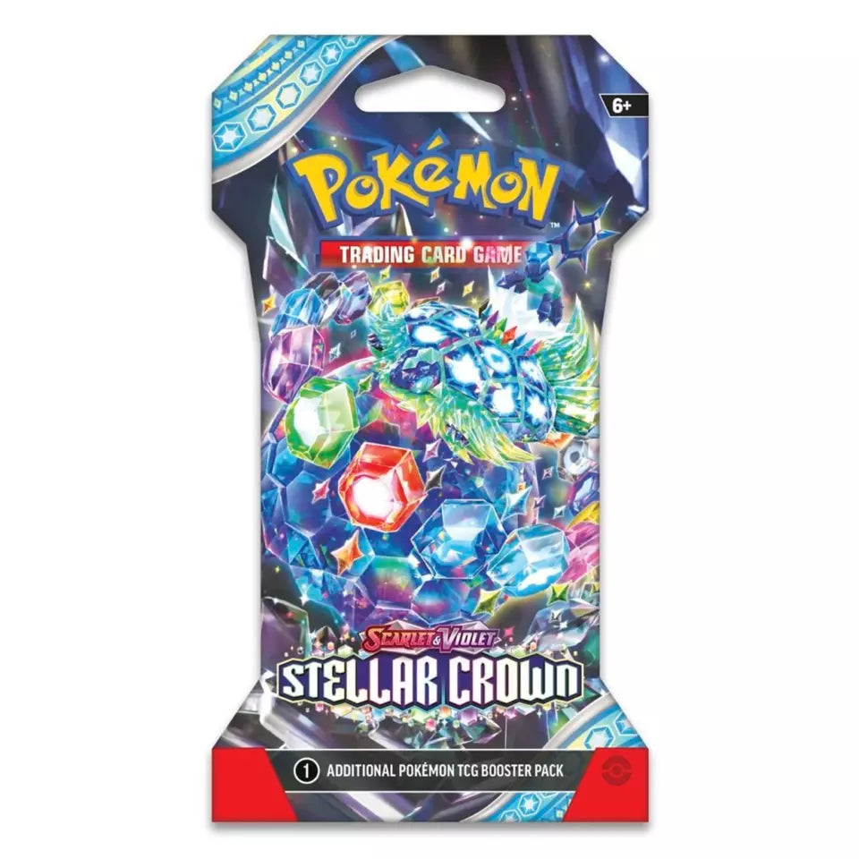 Pokémon TCG: Scarlet & Violet 07: Stellar Crown Sleeved Booster - Inglés